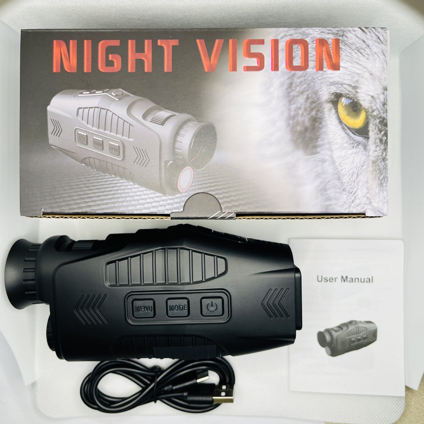 Cámara HD con Visión Nocturna Infrarroja 1080P Sin Luz para Seguridad Total