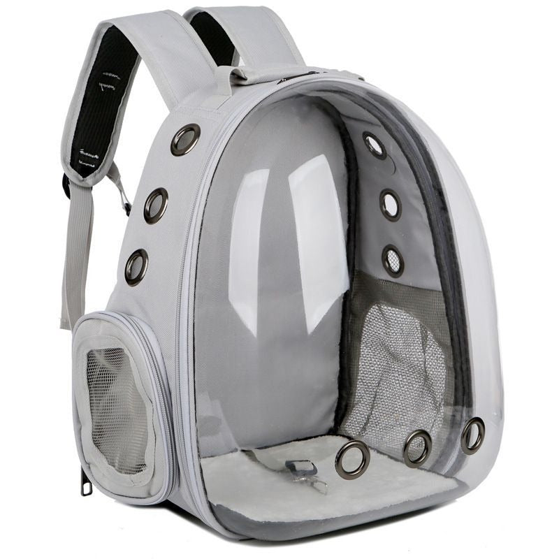 Mochila Transparente para Gatos | Cápsula Espacial Portátil con Diseño Ergonómico