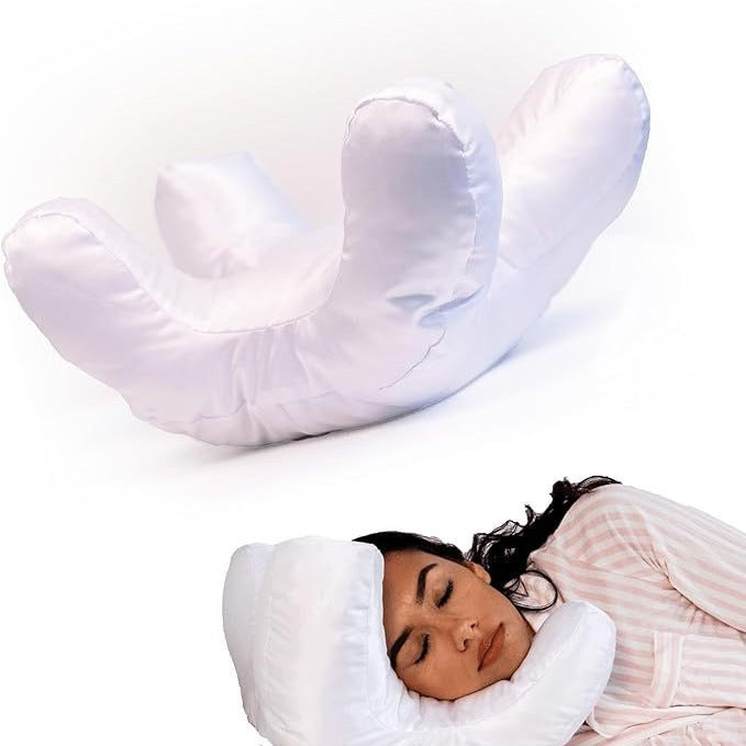 Reposacabezas para Sueño y Maquillaje – Comodidad y Relajación sin Pegamento