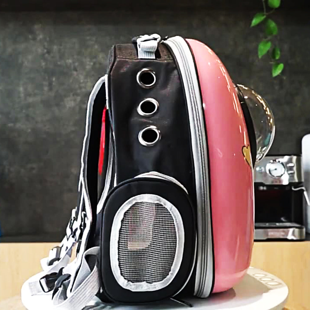 Mochila Transparente para Gatos | Cápsula Espacial Portátil con Diseño Ergonómico