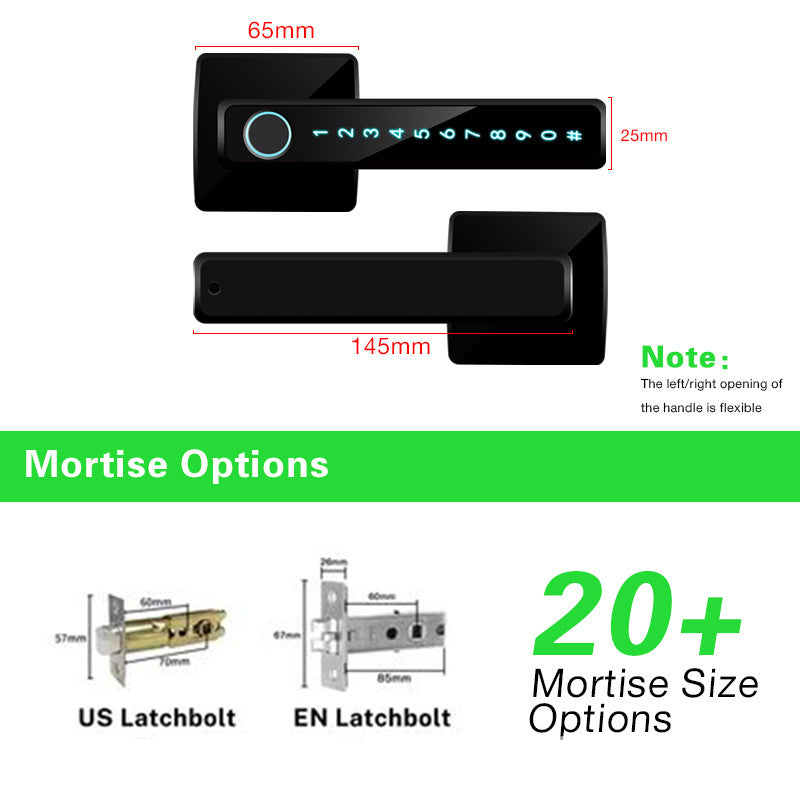 Cerradura Inteligente Bluetooth & Huella Digital Seguridad Moderna para Habitaciones