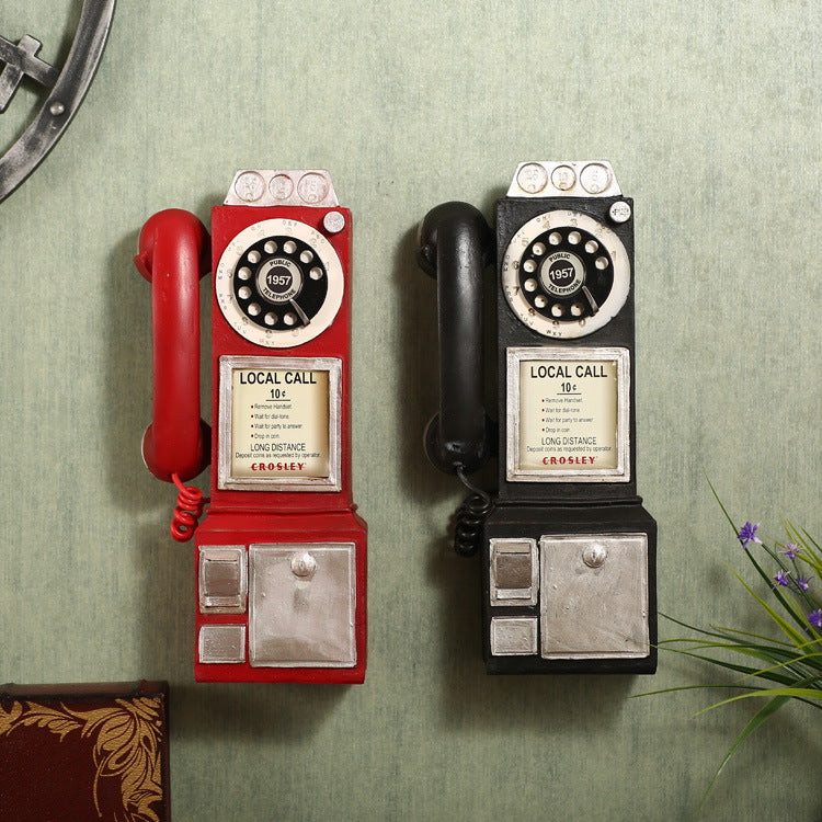 Teléfono Antiguo Decorativo Estilo Vintage para Hogar y Oficina