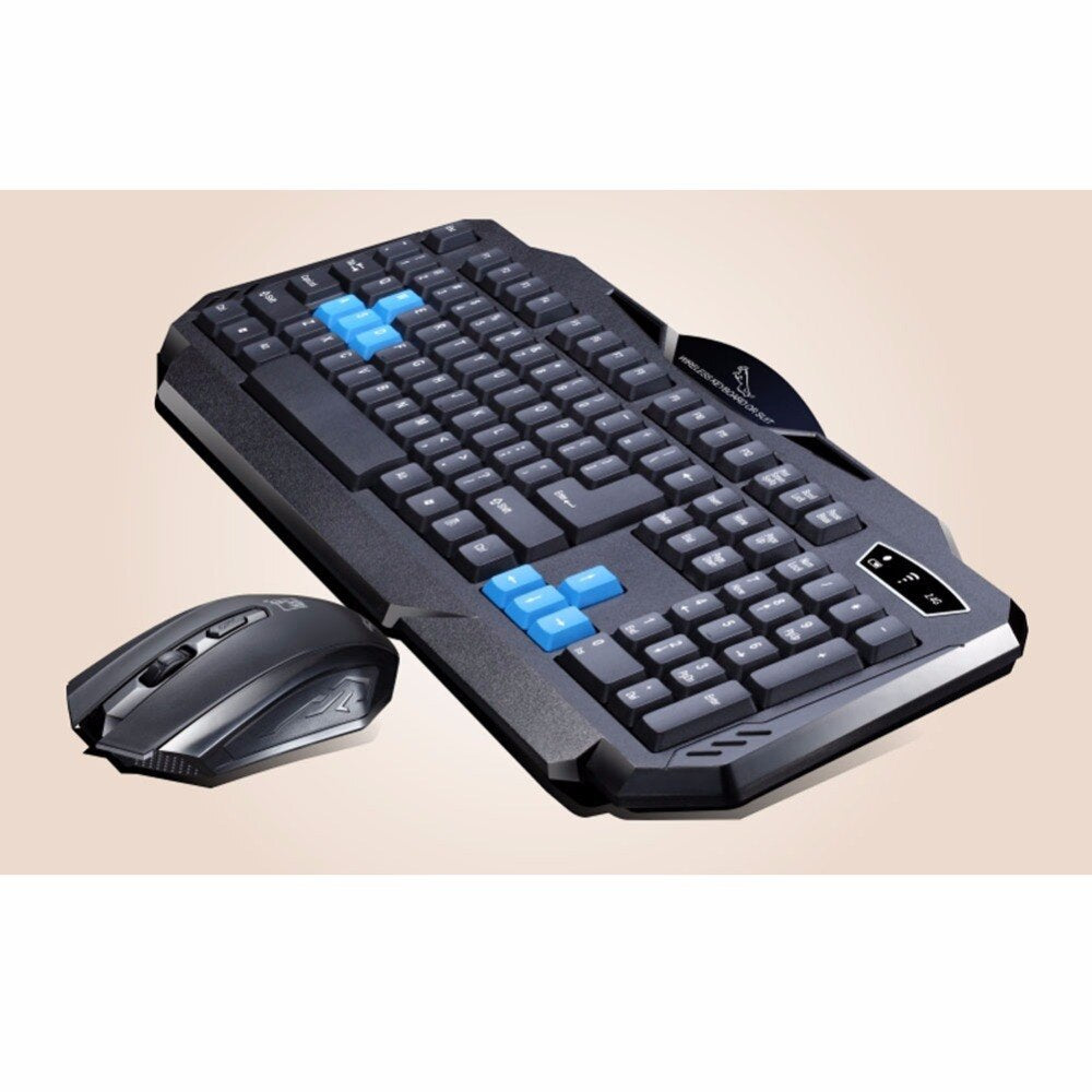 Set de Teclado & Mouse Inalámbrico Diseño Ergonómico & Durabilidad Superior