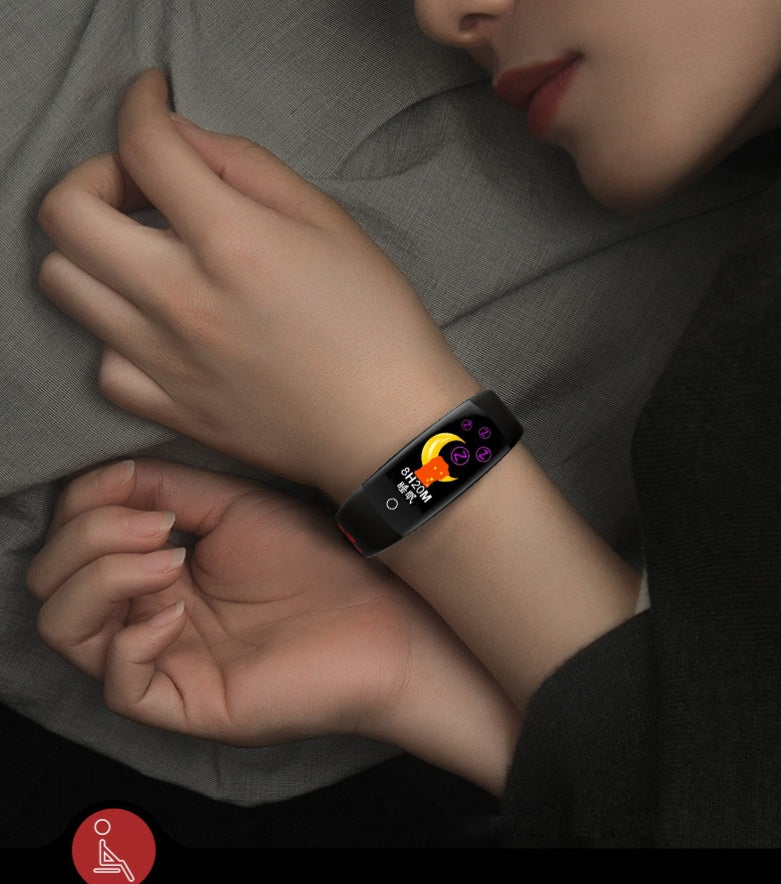 Smart Bracelet Q6S, Monitoreo de Frecuencia Cardíaca y Presión Arterial.