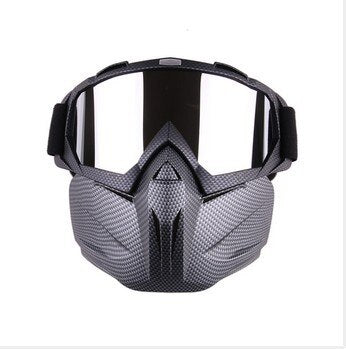 Gafas de Esquí y Motocross con Máscara | Protección UV y Antiviento