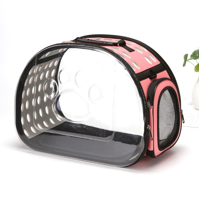 Mochila Transparente para Mascotas | Cápsula Espacial Portátil para Gatos y Perros Pequeños