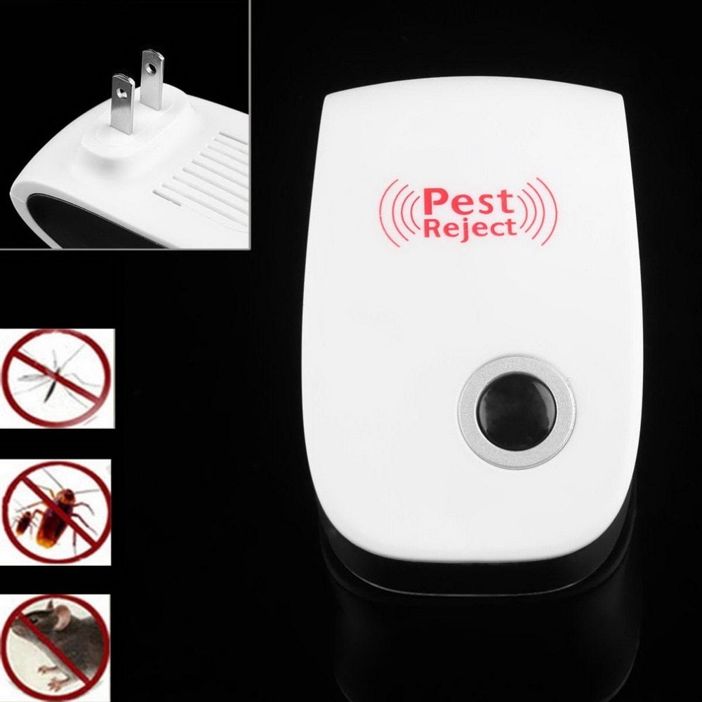 Repelente Ultrasónico Recargable Protección contra Mosquitos, Ratones e Insectos para el Hogar