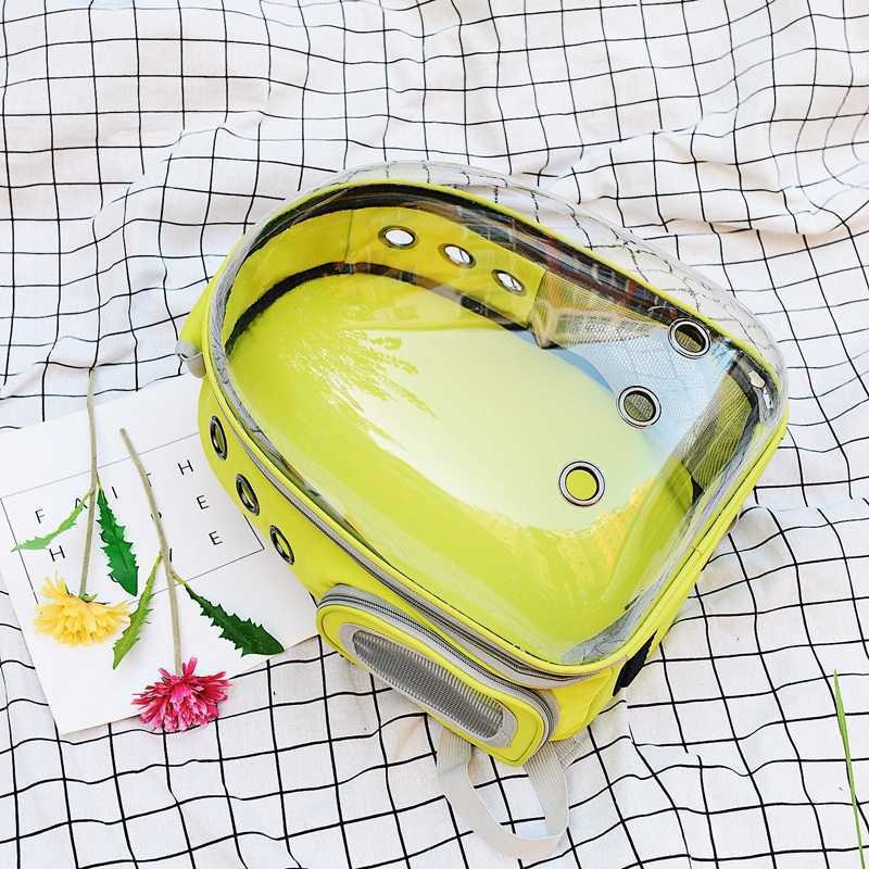 Mochila Transparente para Gatos | Cápsula Espacial Portátil con Diseño Ergonómico