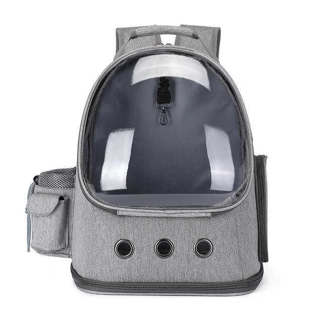 Mochila Espacial Transparente para Mascotas | Diseño Plegable y Transpirable para Gatos y Perros Pequeños