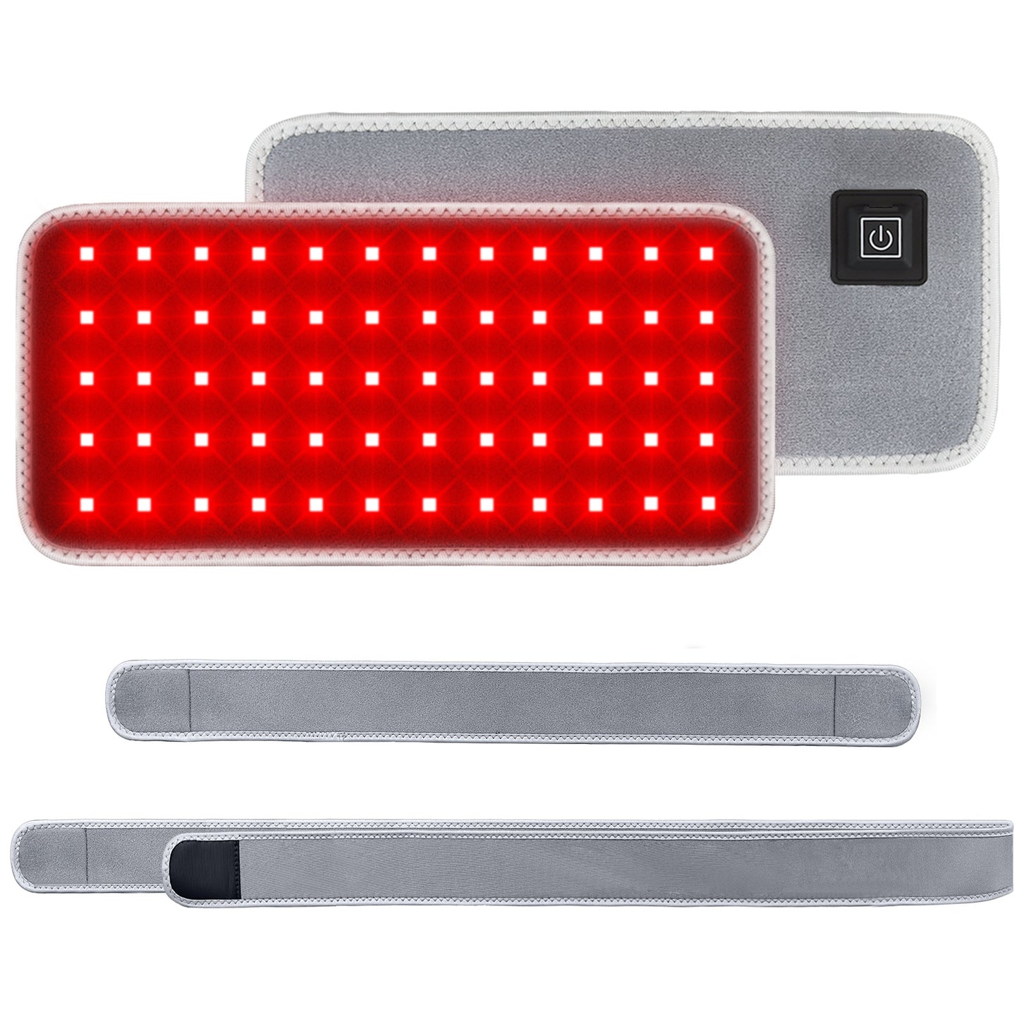 Cinturon de Terapia Infrarroja con 60 LEDs | Dispositivo Portátil para Hernia Lumbar y Circulación Sanguínea