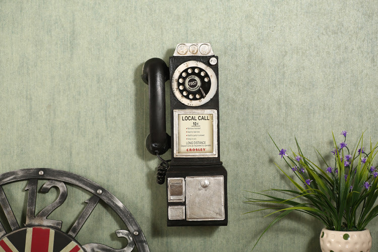 Teléfono Antiguo Decorativo Estilo Vintage para Hogar y Oficina