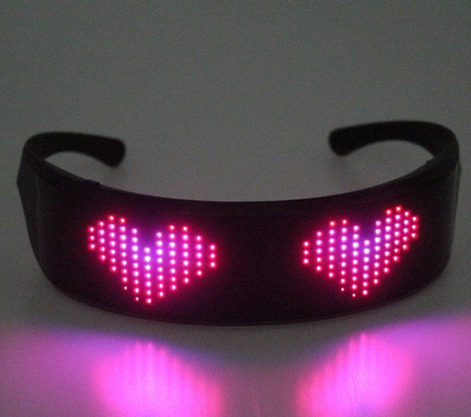 Gafas LED con Pantalla Digital Estilo Futurista para DJ & Fiestas