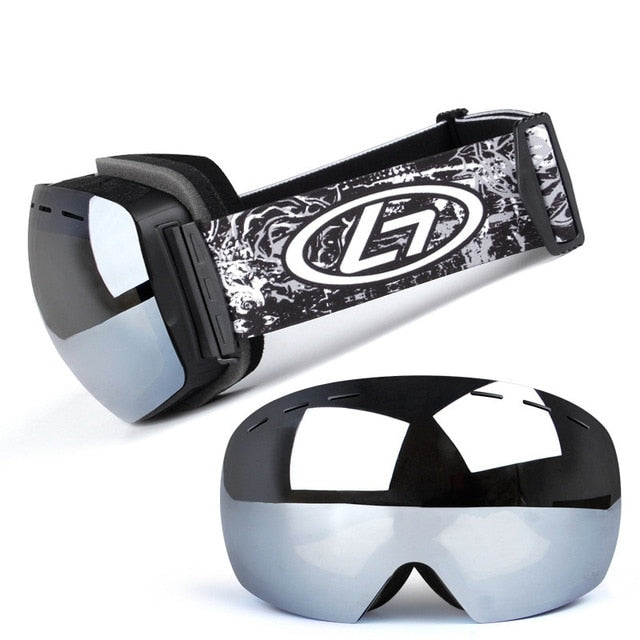 Gafas de Esquí con Doble Capa y Protección UV | Antivaho para Snowboarding y Deportes de Invierno