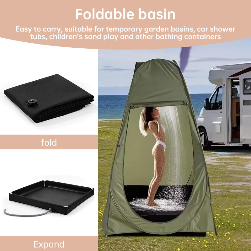 Base de Ducha Plegable para Camping Ideal para Mascotas y Viajes