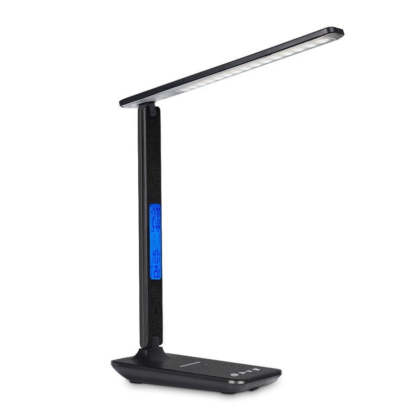 Lampara con Reloj Despertador Plegable y Luz Ajustable – Funcionalidad y Cuidado Visual