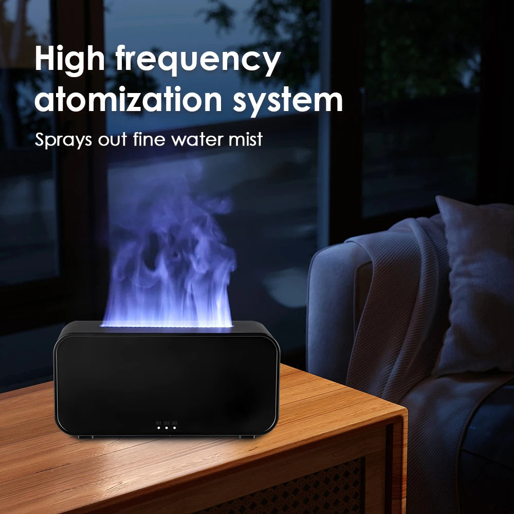 Quieres sorprender? Humidificador 3D con Efecto Llama, Difusor de Aroma USB Recargable