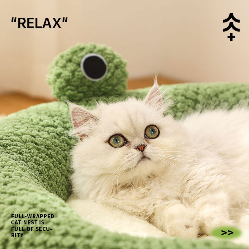 Cama Acogedora para Mascotas | Para Gatos y Perros en Otoño e Invierno