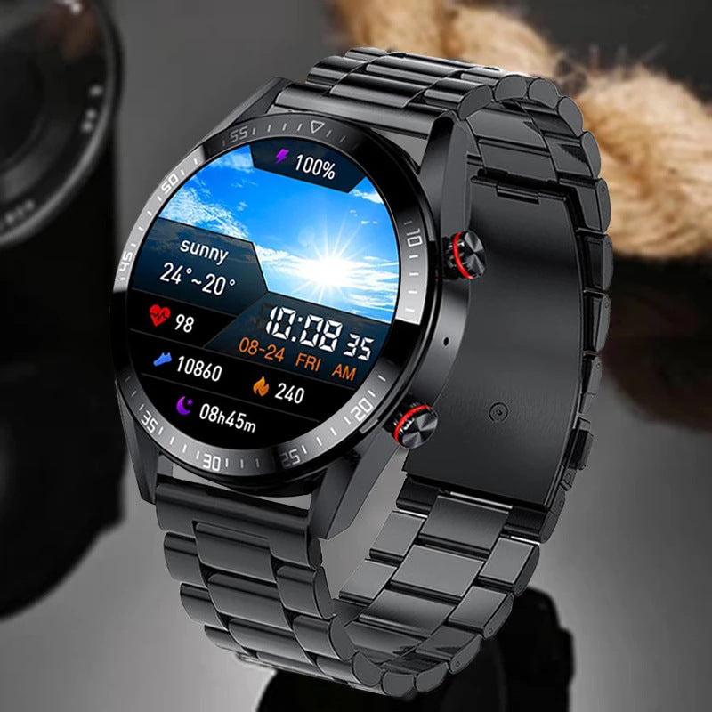 Smartwatch Bluetooth con Llamadas Monitor de Salud & Pantalla Siempre Activa