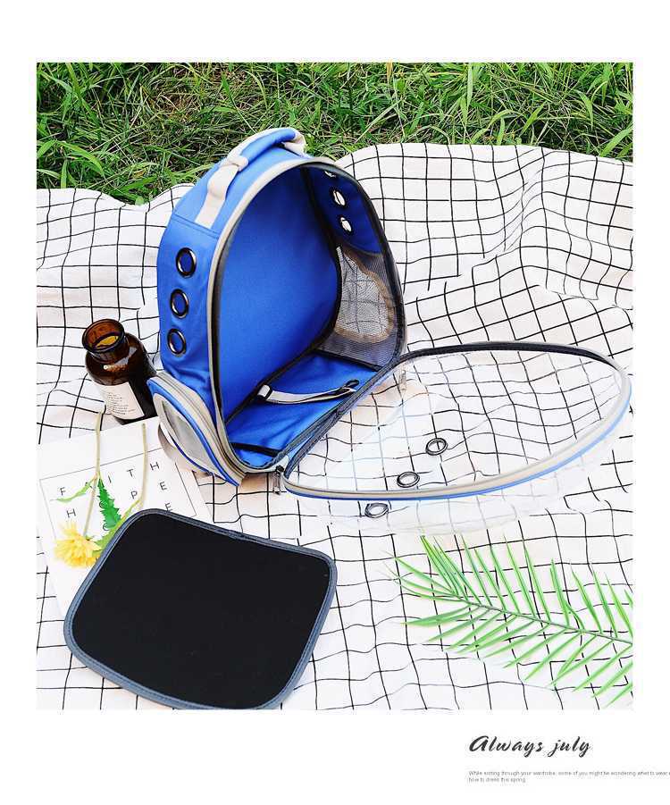 Mochila Transparente para Gatos | Cápsula Espacial Portátil con Diseño Ergonómico