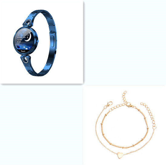 Smartwatch para Mujeres. Resistente al Agua, Monitor de Frecuencia Cardíaca y Diseño muy Elegante