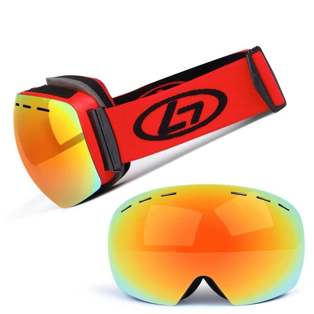 Gafas de Esquí con Doble Capa y Protección UV | Antivaho para Snowboarding y Deportes de Invierno
