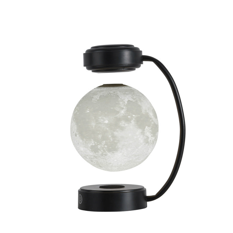 Lámpara Flotante LED Luna 3D Levitación Magnética, Rotación y Decoración Moderna.