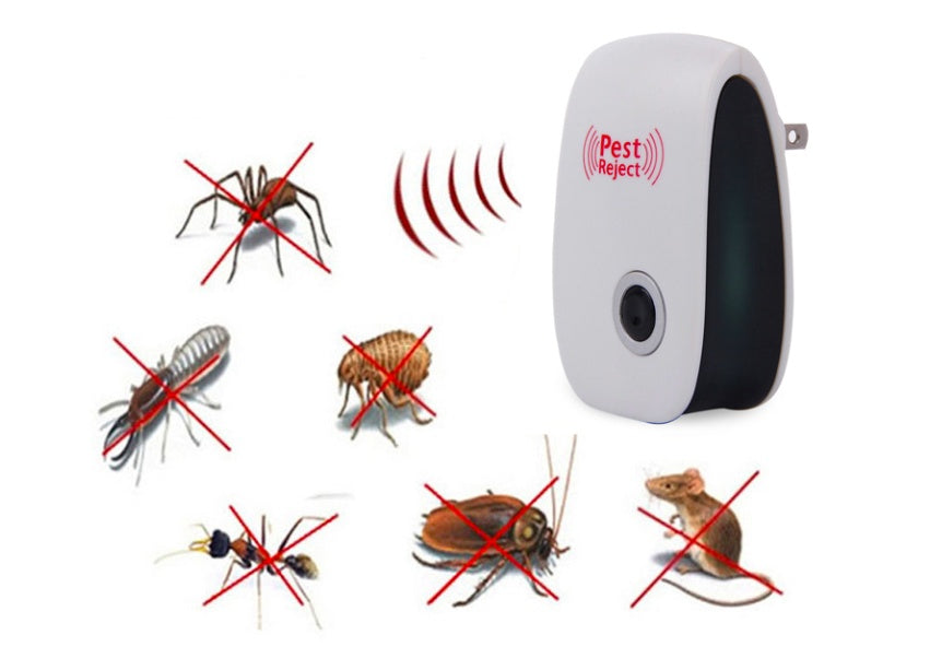 Repelente Ultrasónico Recargable Protección contra Mosquitos, Ratones e Insectos para el Hogar