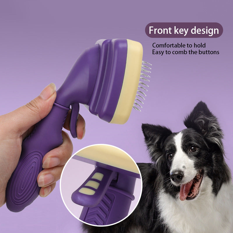 Peine Automático para Gatos Remoción de Pelo y Nudos sin Esfuerzo