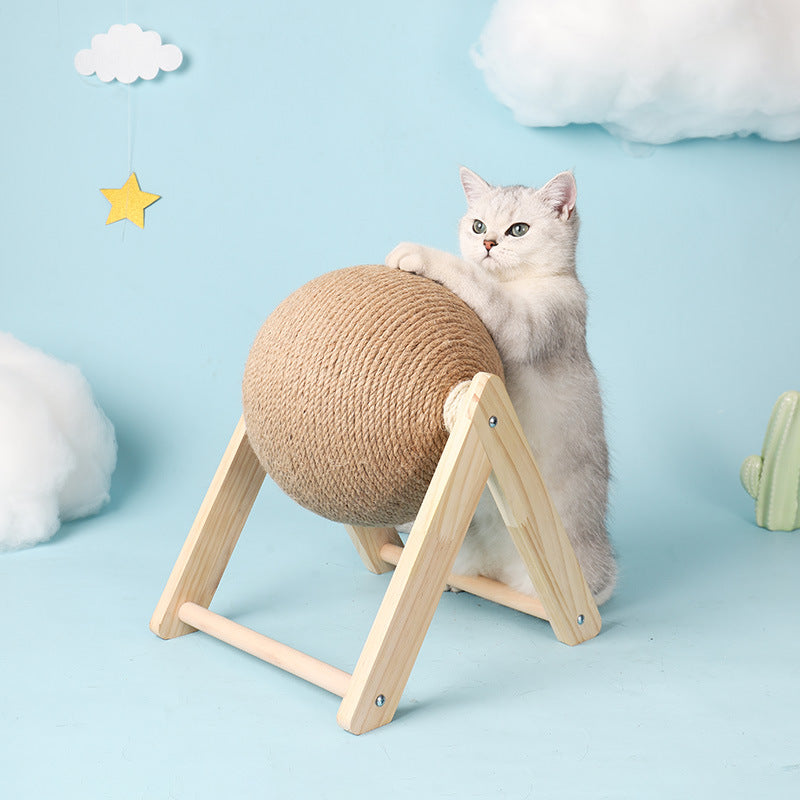 Bola de sisal natural, rascador necesario para tu Mascota