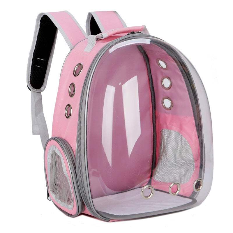 Bolso de Hombro Transparente para Gatos | Mochila Espacial Portátil para Mascotas