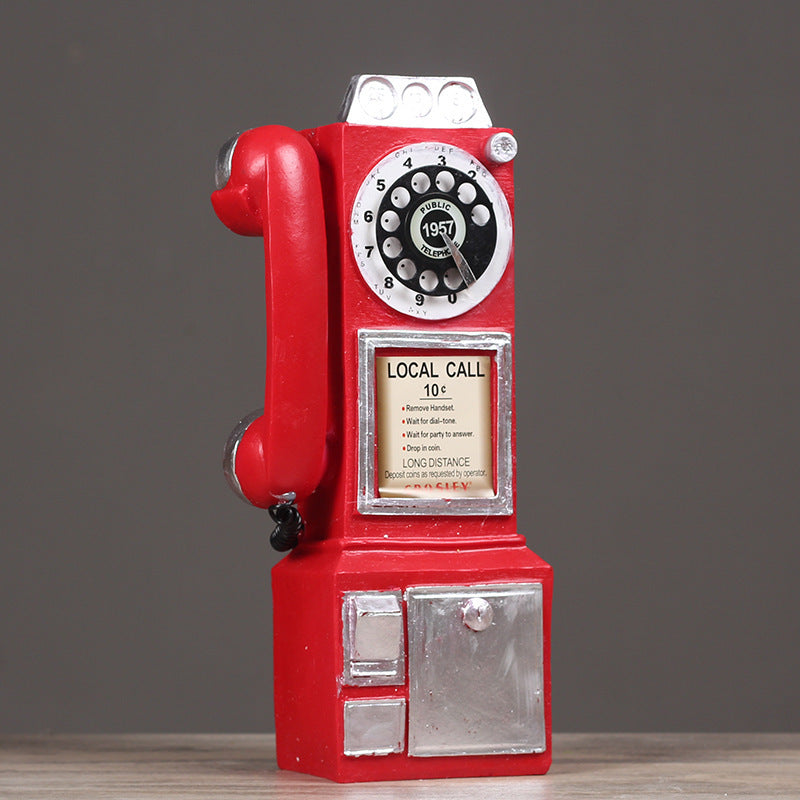 Teléfono Antiguo Decorativo Estilo Vintage para Hogar y Oficina