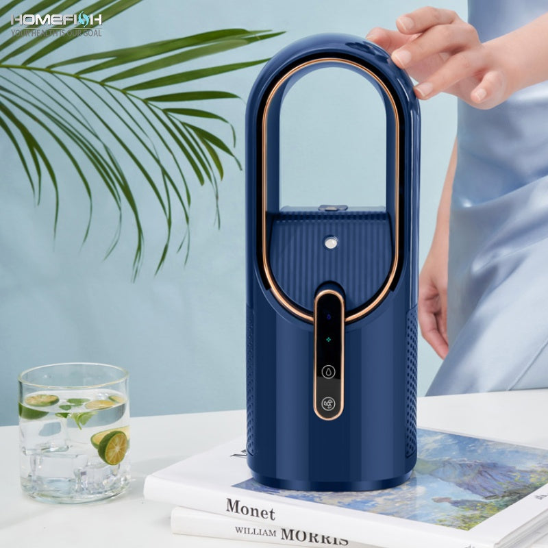 HOMEFISH F6 Ventilador de Escritorio con Spray, Humidificación y Refrigeración Portátil