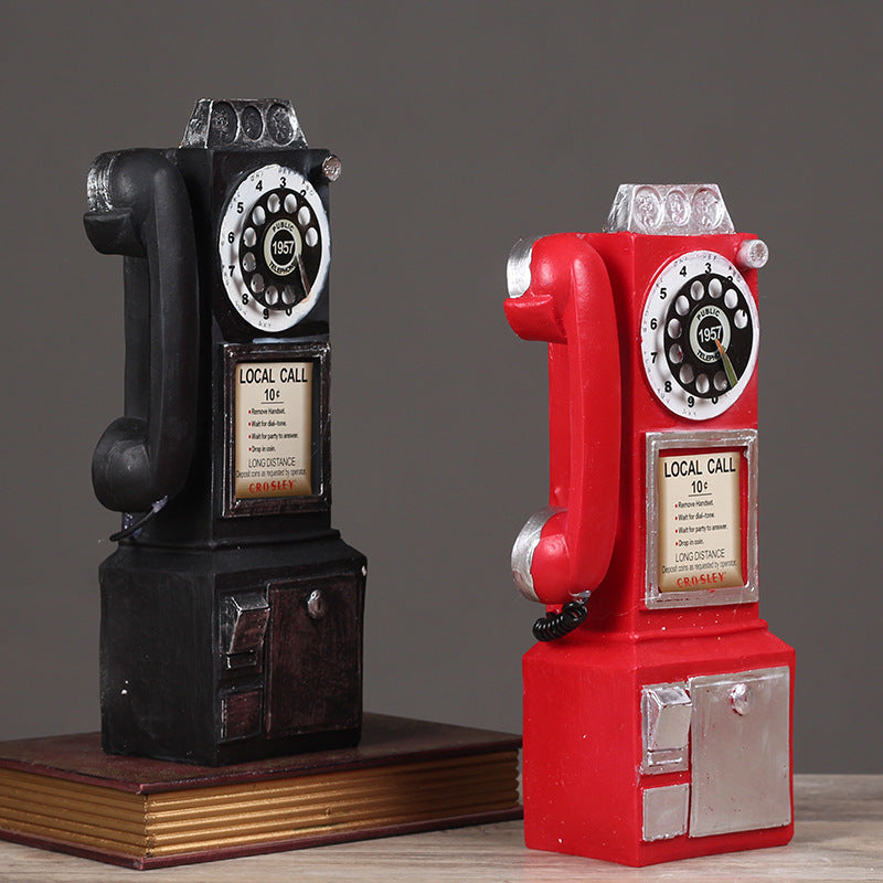 Teléfono Antiguo Decorativo Estilo Vintage para Hogar y Oficina
