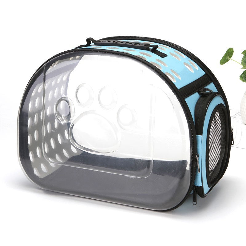 Mochila Transparente para Mascotas | Cápsula Espacial Portátil para Gatos y Perros Pequeños