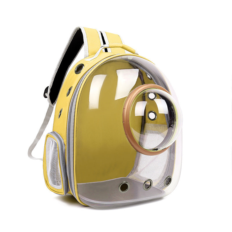 Bolso de Hombro Transparente para Gatos | Mochila Espacial Portátil para Mascotas