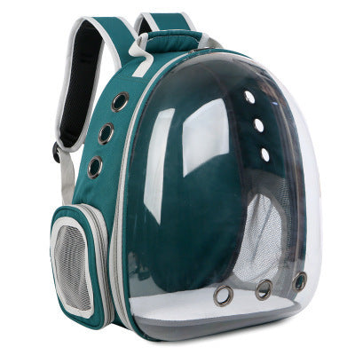 Mochila Transparente para Gatos | Cápsula Espacial Portátil con Diseño Ergonómico
