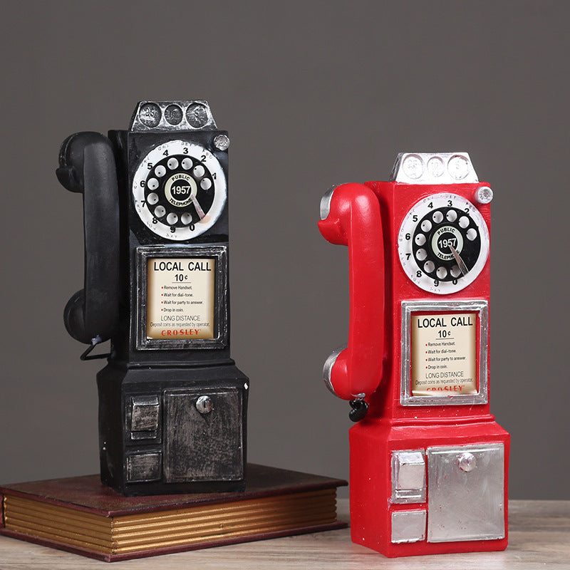 Teléfono Antiguo Decorativo Estilo Vintage para Hogar y Oficina