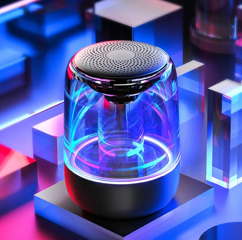 Altavoz Bluetooth C7 Sonido Envolvente, TWS Inalámbrico y Luces RGB. Retro