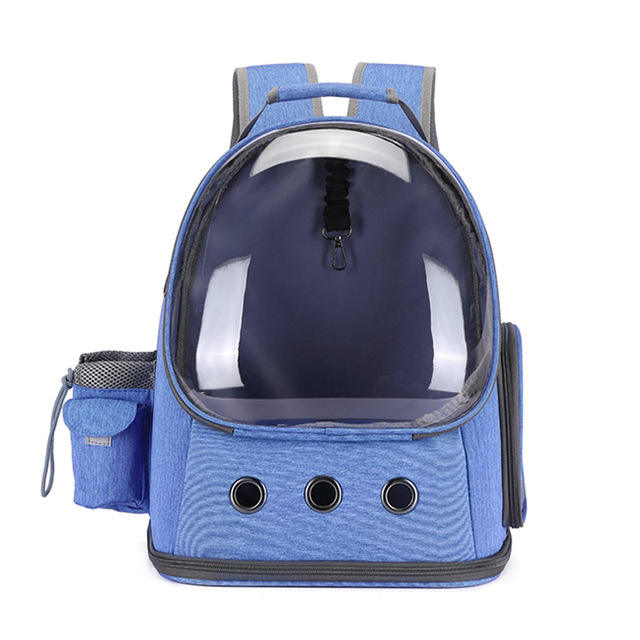 Mochila Espacial Transparente para Mascotas | Diseño Plegable y Transpirable para Gatos y Perros Pequeños
