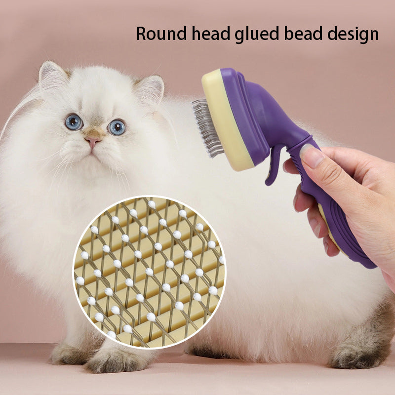 Peine Automático para Gatos Remoción de Pelo y Nudos sin Esfuerzo