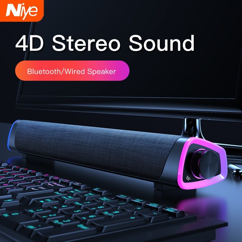 Altavoz Bluetooth 4D Sonido Estéreo, Subwoofer y Compatibilidad con Apple