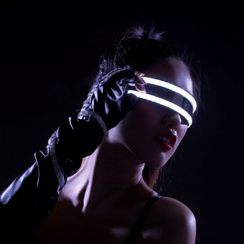 Gafas Luminiscentes Estilo Futurista & Brillo Nocturno