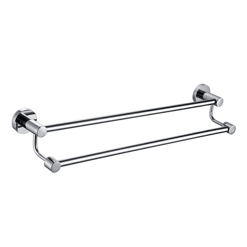 Toallero de Acero Inoxidable 304 | Doble Barra sin Perforación para Baño y Hogar