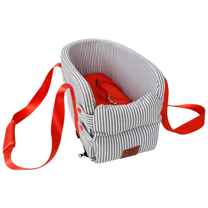 Cama Portátil para Perros | Asiento de Auto con Arnés de Seguridad