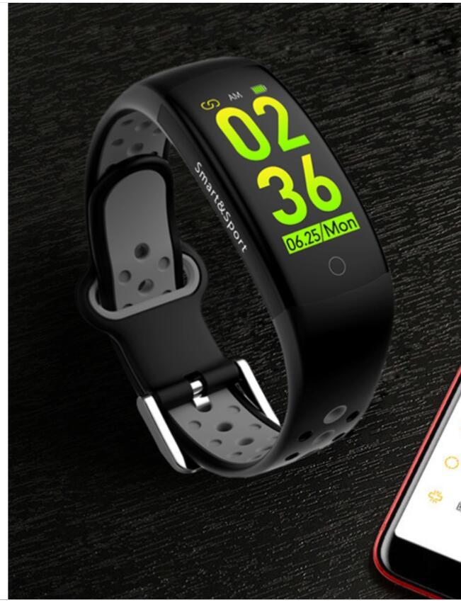 Smart Bracelet Q6S, Monitoreo de Frecuencia Cardíaca y Presión Arterial.