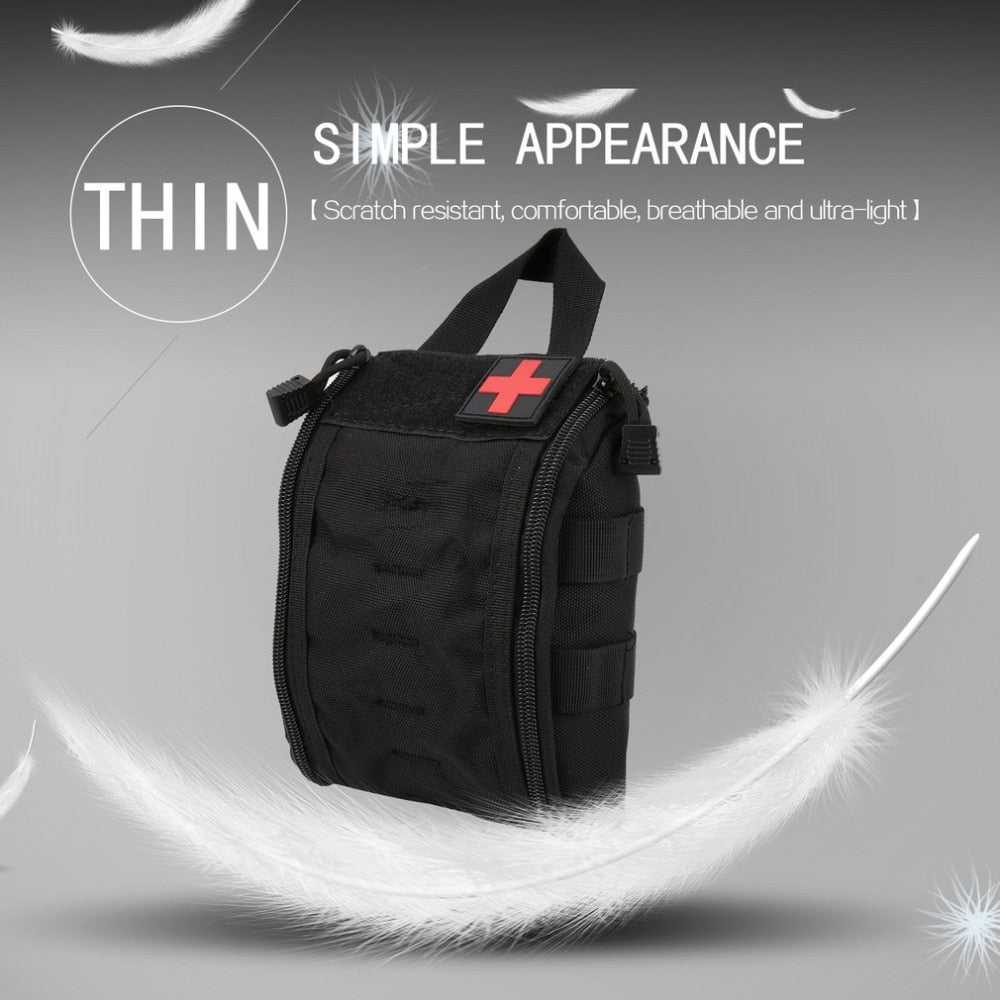 Bolsa de Primeros Auxilios Portátil | Estuche Táctico Multifuncional para Camping y Supervivencia