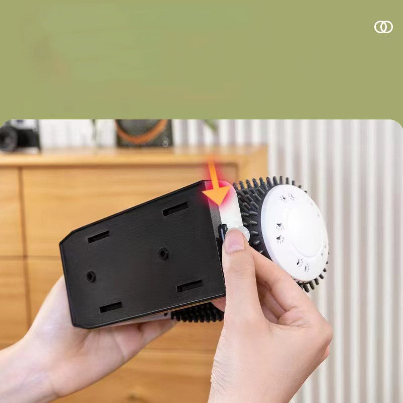 Cepillo Automático Inteligente para Gatos | Masajeador de Esquinas y Eliminador de Pelo Flotante
