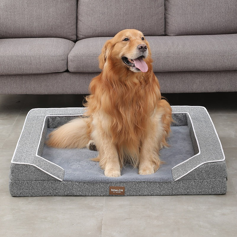 Casa Cálida para Perros de Tamaño Mediano y Grande | Sofá-Cama con Cojín Lavable