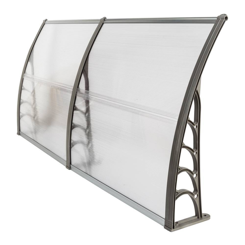 Cobertizo para Puertas y Ventanas Protección contra Lluvia y Sol con Soporte. Lo necesitas.