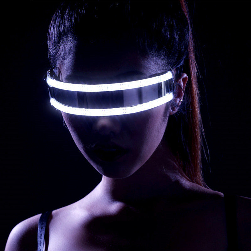 Gafas Luminiscentes Estilo Futurista & Brillo Nocturno